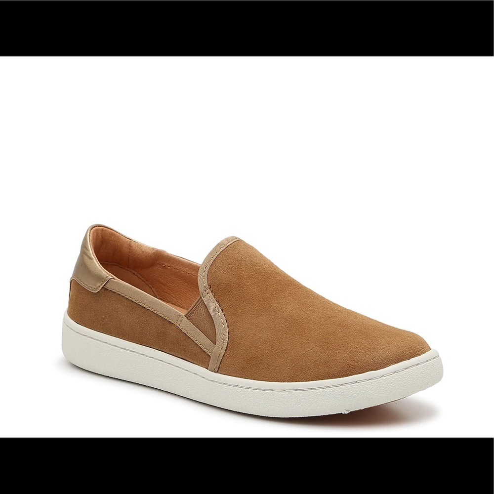 Tan Gold Slip-On Sneaker